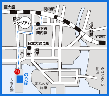 横浜/大さん橋地図