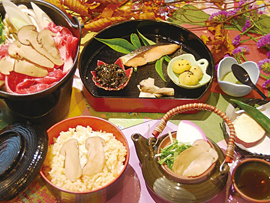 笹ご茶屋 (松茸御膳の昼食)